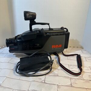 RCA ProEdit VHS Camcorder Vintage CCD 24x Zoom Video Camera with AC Adapter